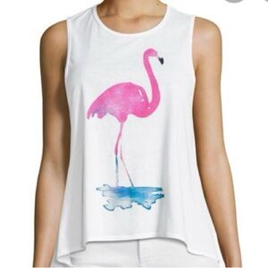 CHASER | Flamingo Watercolor Tank